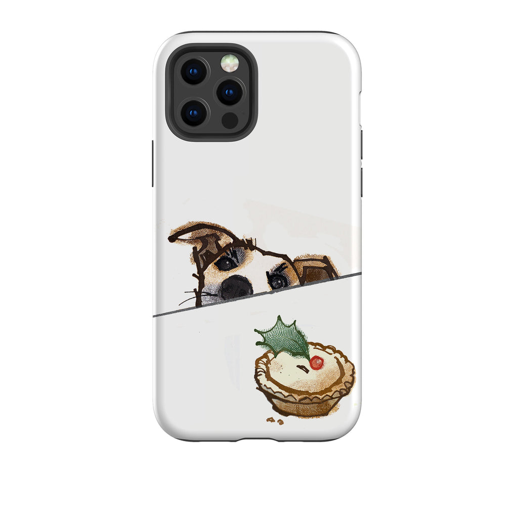 iPhone Tough Case - Dog And Holly By Liane Payne