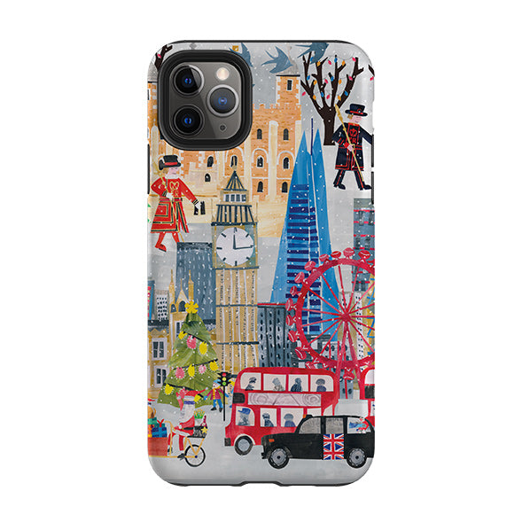 iPhone Tough Case - Christmas In London By Tracey English