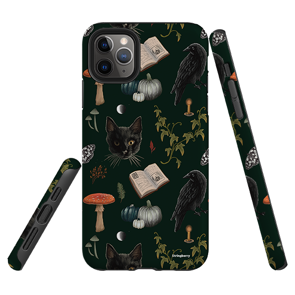 iPhone Tough Case - Halloween Pattern I By Anna Stead