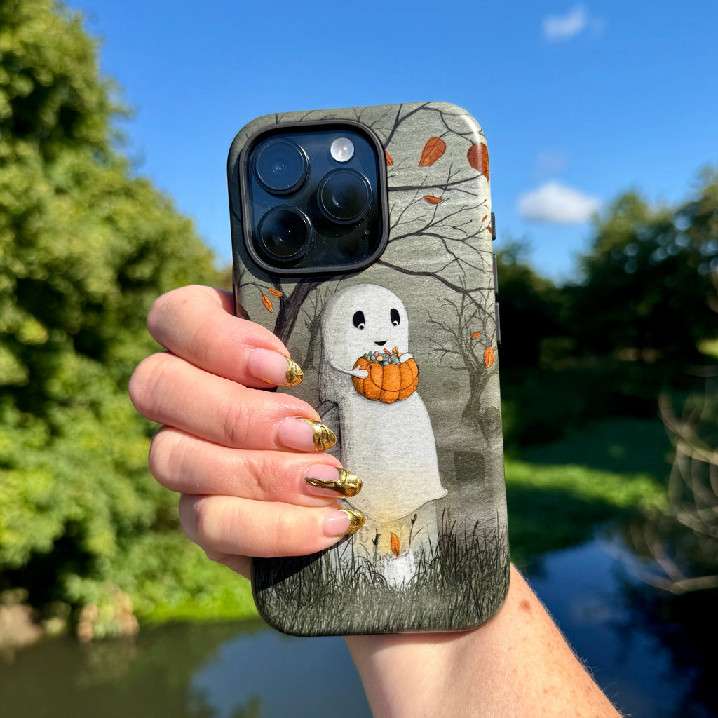 iPhone Tough Case - Halloween Ghost By Maja Lindberg