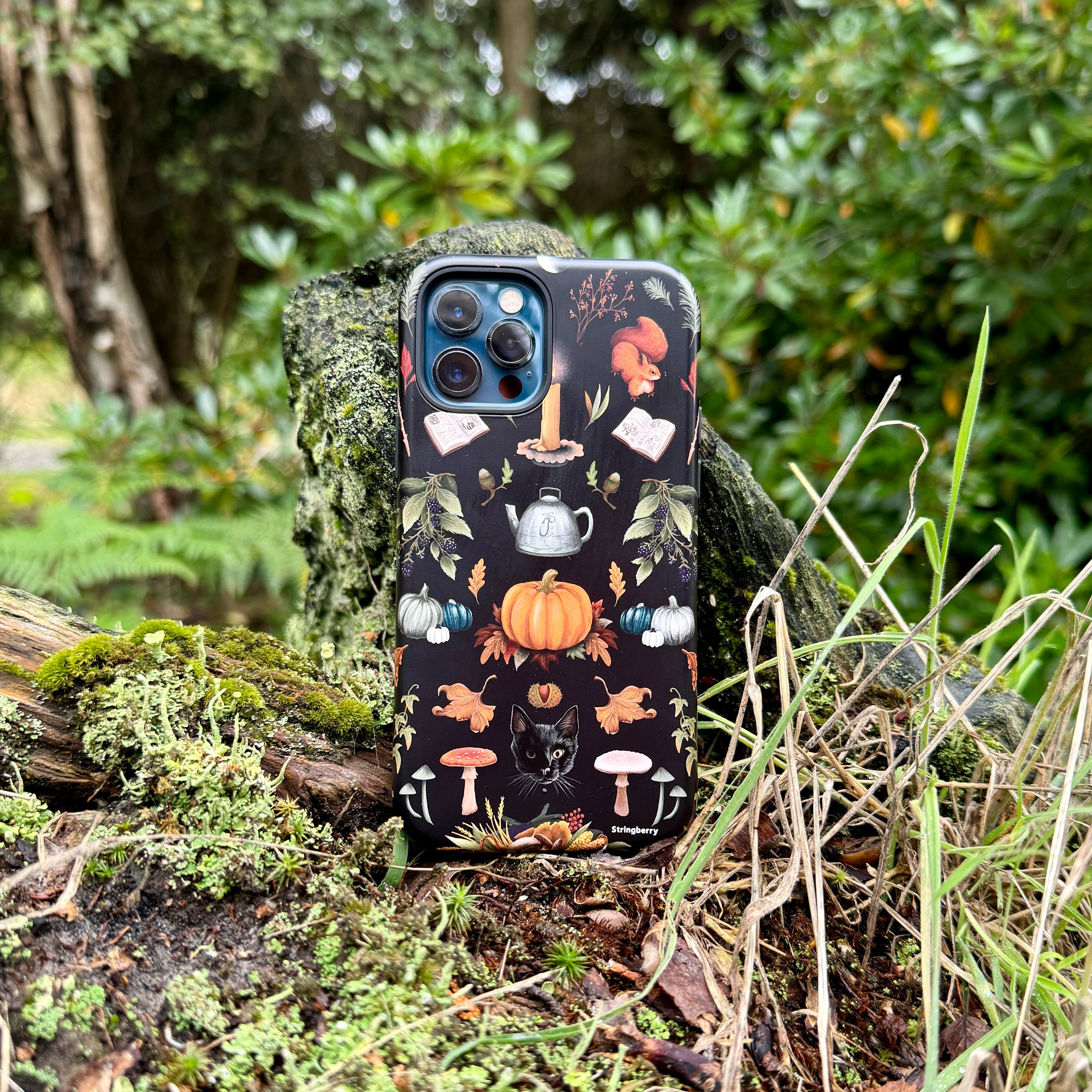iPhone Tough Case - Autumn Pattern II By Anna Stead