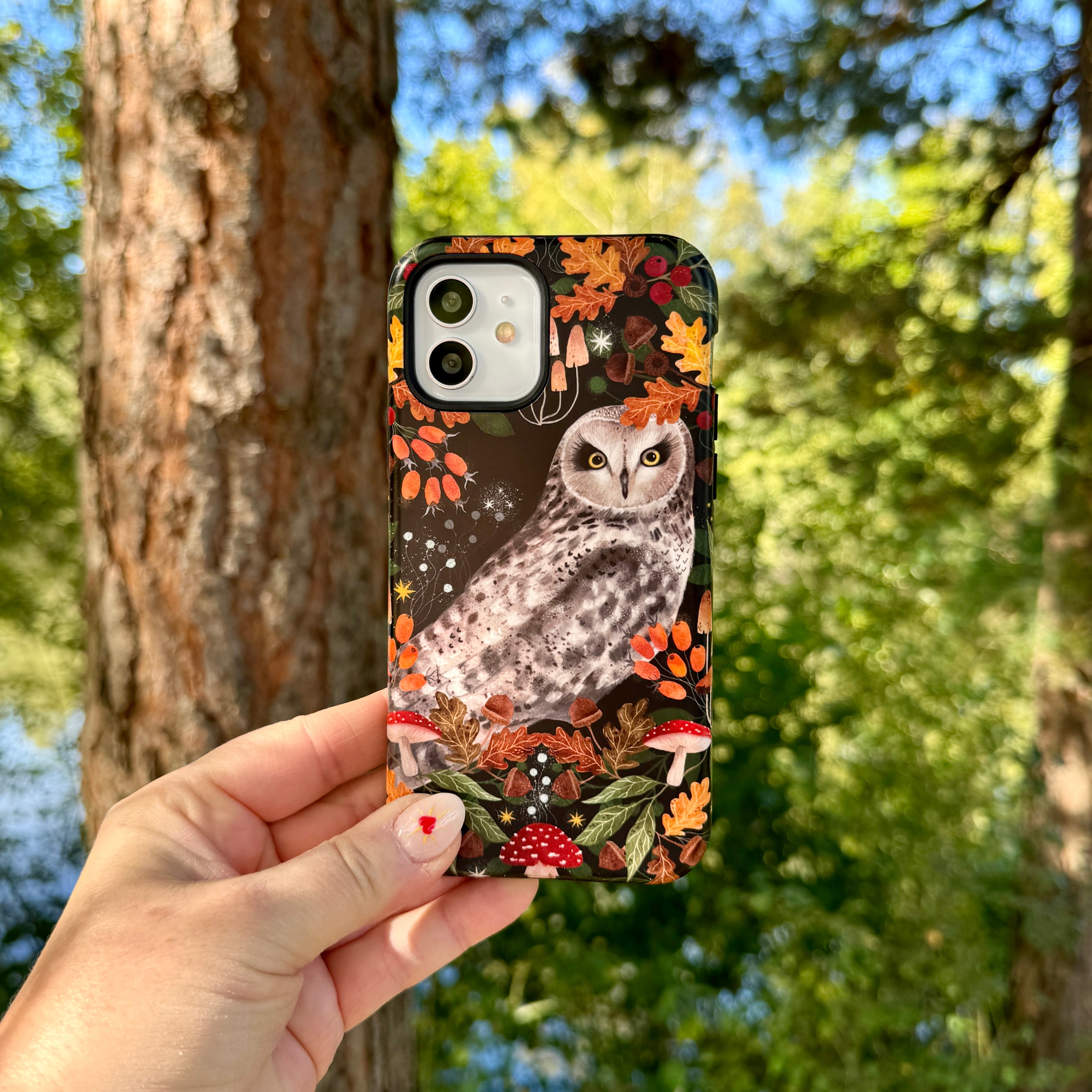 iPhone Tough Case - Autumn Owl By Bex Parkin
