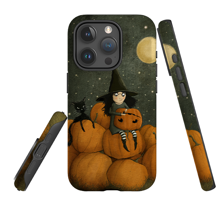 iPhone Tough Case - Pumpkin Witch By Maja Lindberg