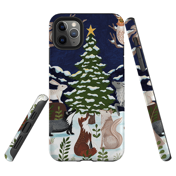 iPhone Tough Case - Christmas Tree By Bex Parkin