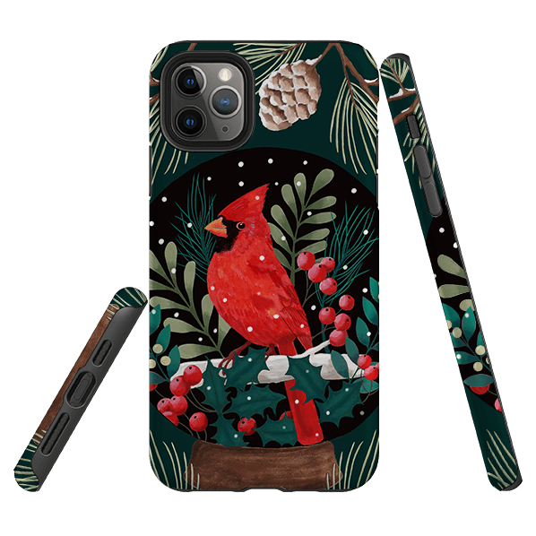 iPhone Tough Case - Red Cardinal By Bex Parkin