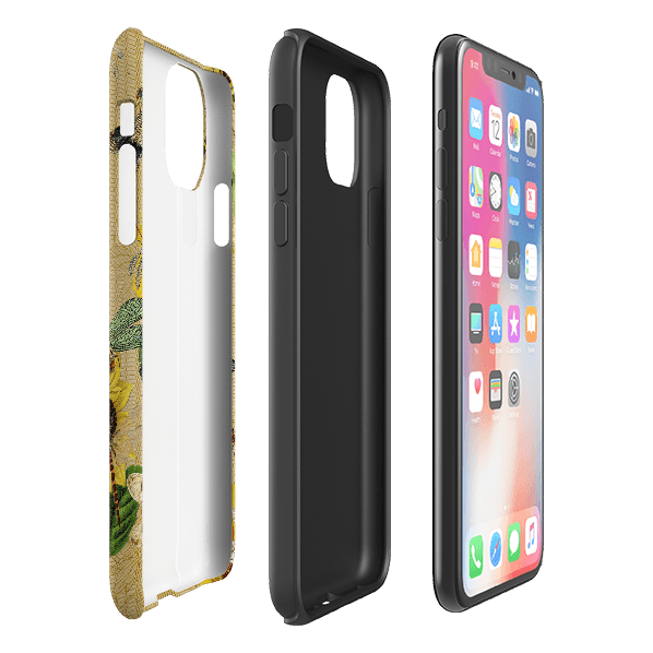 iPhone Tough Case - Dragonflies And Sunflowers