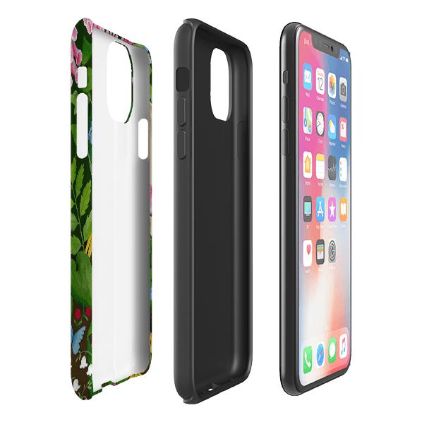 iPhone Tough Case - Fox And Foxgloves By Bex Parkin