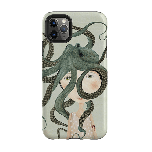 iPhone Tough Case - Octopus Girl By Katherine Quinn